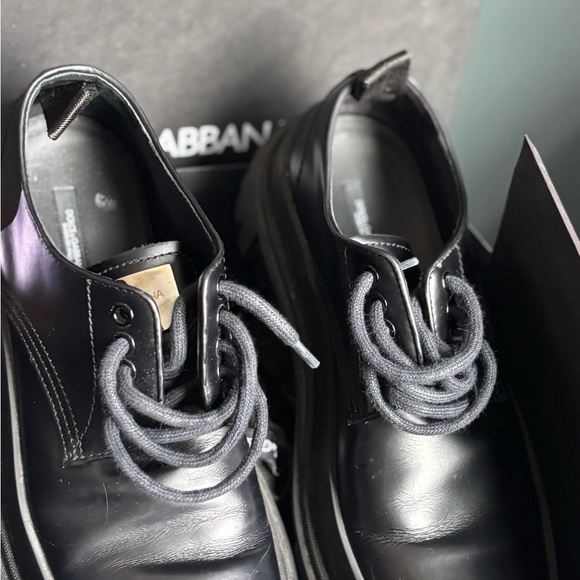 Dolce&Gabbana CALFSKIN HI-TREKKING DERBY SHOES - Picture 7 of 8